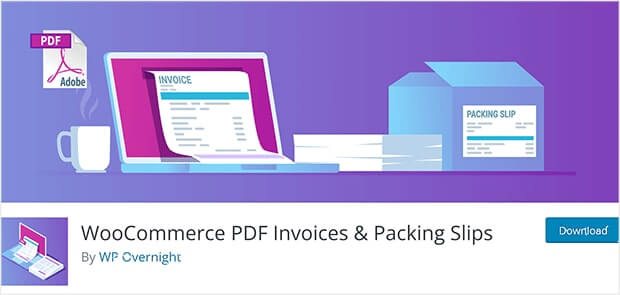 best woocommerce plugins_woo pdf invoices - OptinMonster woocommerce plugins list