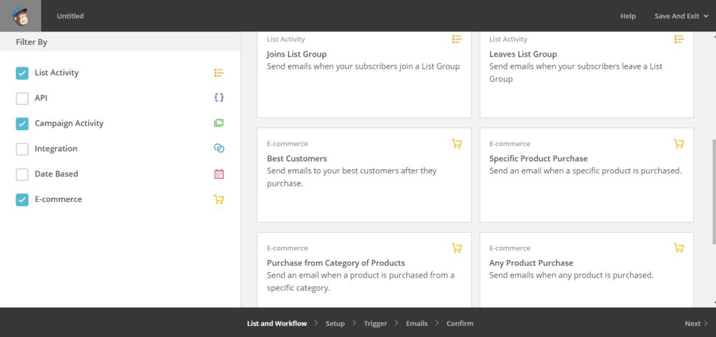 MailChimp's Automation Builder MailChimp's Automation Builder