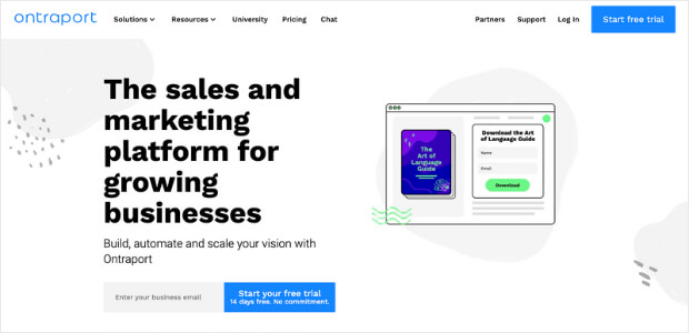 ontraport-homepage - OptinMonster ontraport-homepage