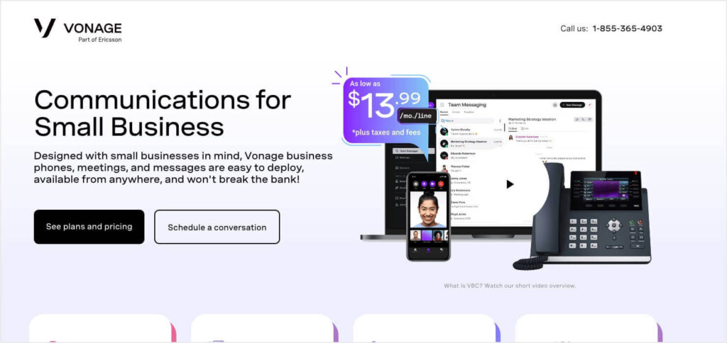 vonage-voip-for-small-business - OptinMonster Vonage VoIP communication solution for small businesses