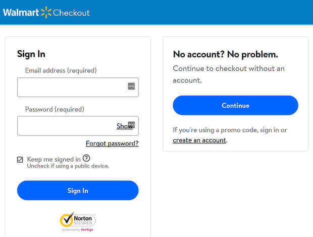 walmart guest checkout - OptinMonster checkout page best practices - walmart guest checkout
