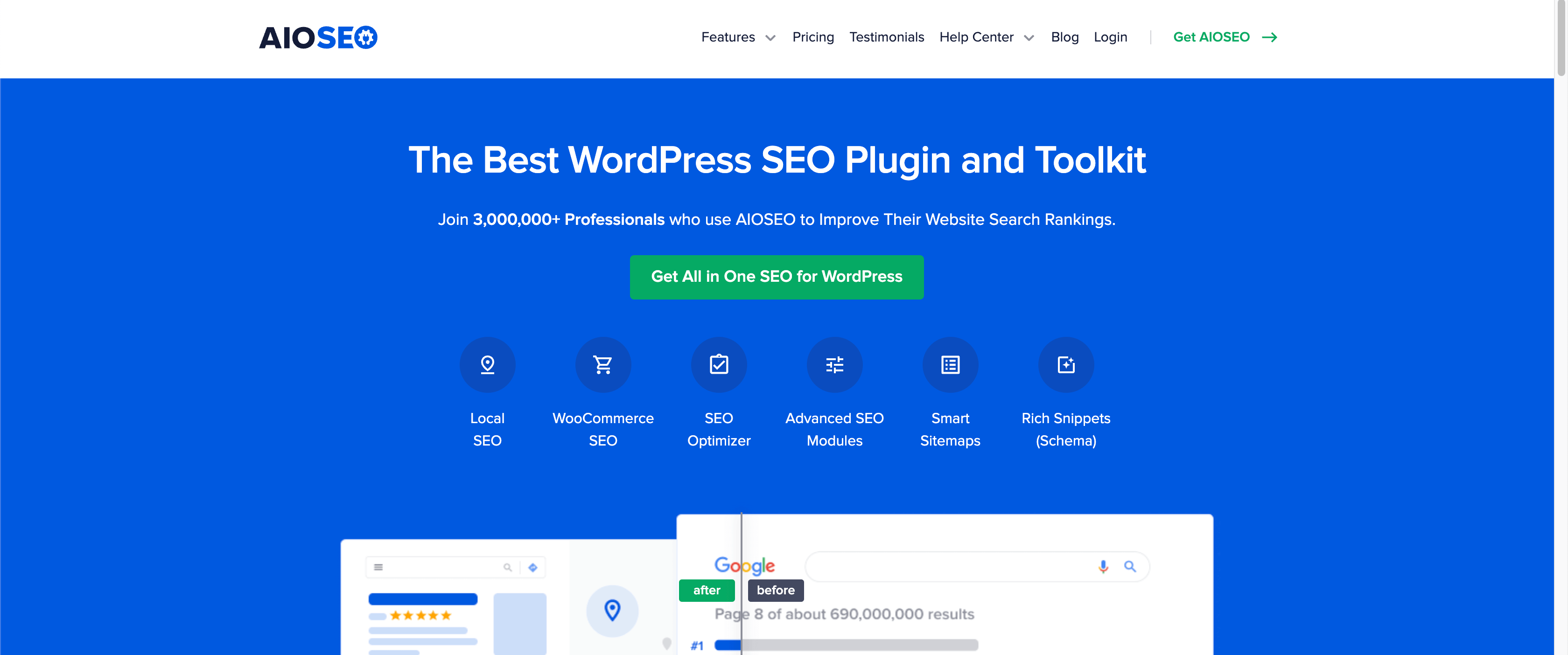 AIOSEO Home Page - OptinMonster AIOSEO Home Page
