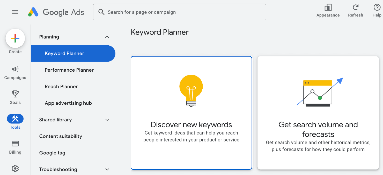 best kw research tool_google ads 1-min - OptinMonster how to use google ads keyword planner