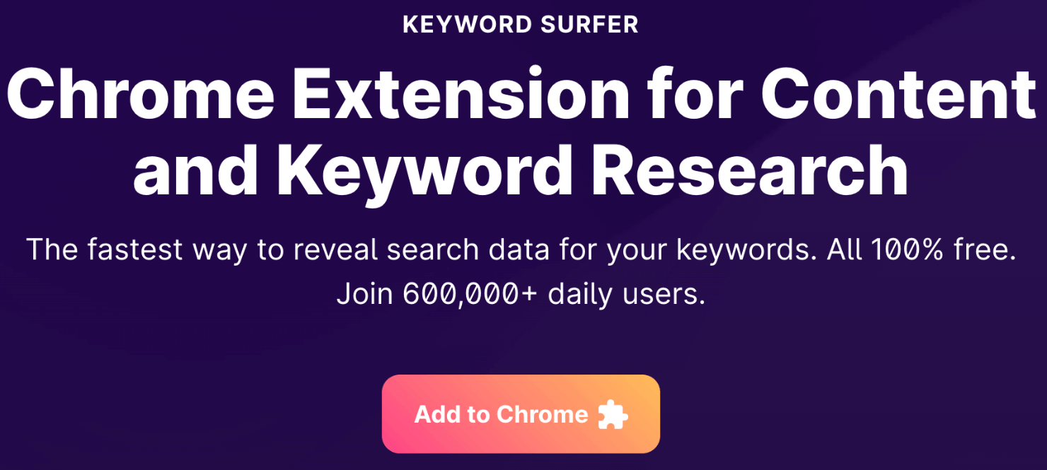 best kw research tool_keyword surfer 1-min - OptinMonster how to do free keyword research