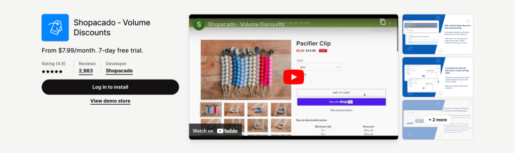 Best Shopify Apps - Shopacado Volume Discounts - OptinMonster Best Shopify Apps - Shopacado Volume Discounts