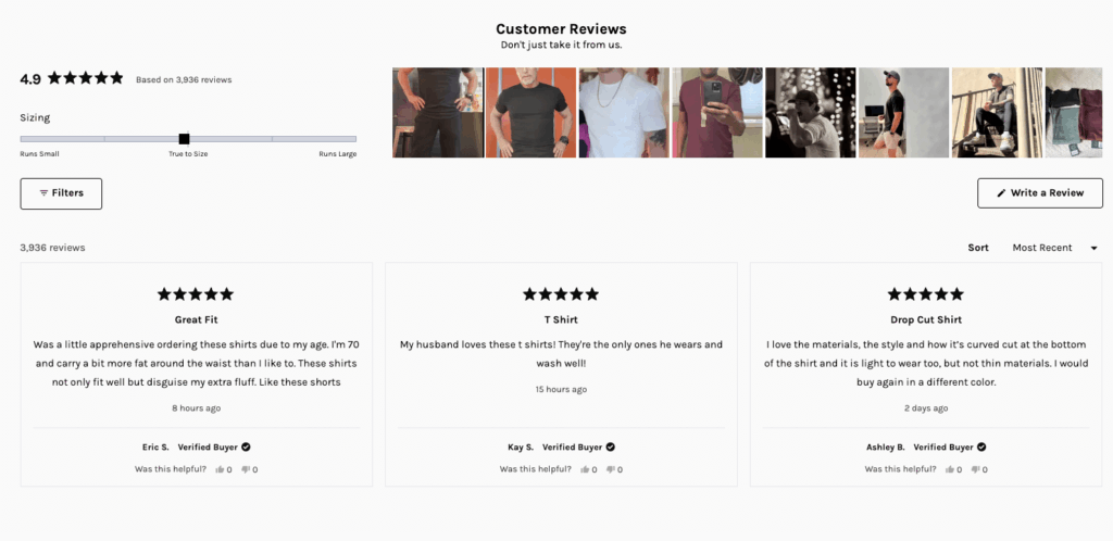 ecommerce customization - Feature photo or video reviews - OptinMonster