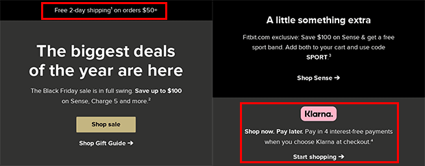 fitbit - OptinMonster seasonal email - marketing example