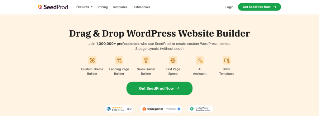 SeedProd - WordPress Theme Builder - OptinMonster SeedProd - WordPress Theme Builder