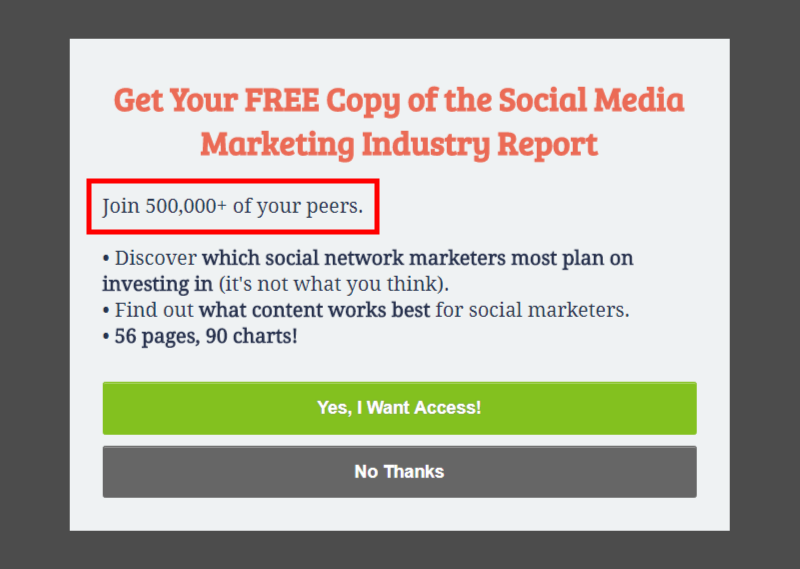 The social proof was moved above the copy - OptinMonster The social proof was moved above the copy