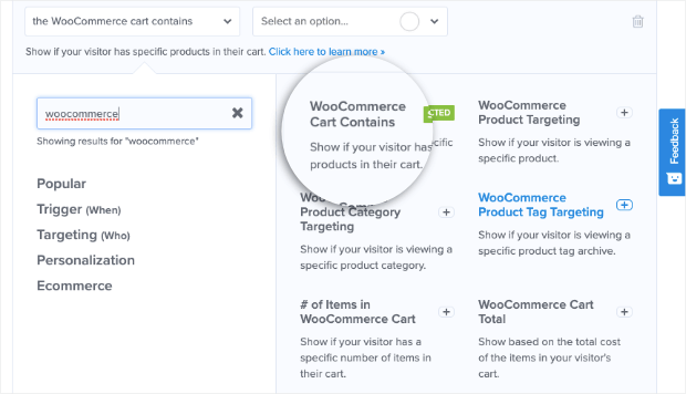 woocommerce cart containts-min - OptinMonster woocommerce cart abandonment
