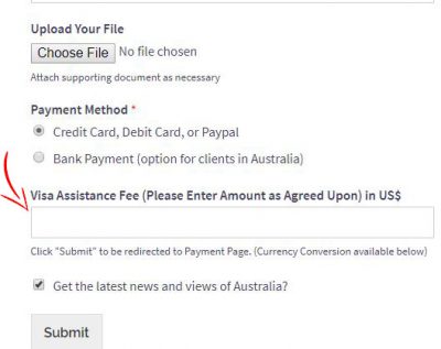 flexible pricing payment form / user defined price